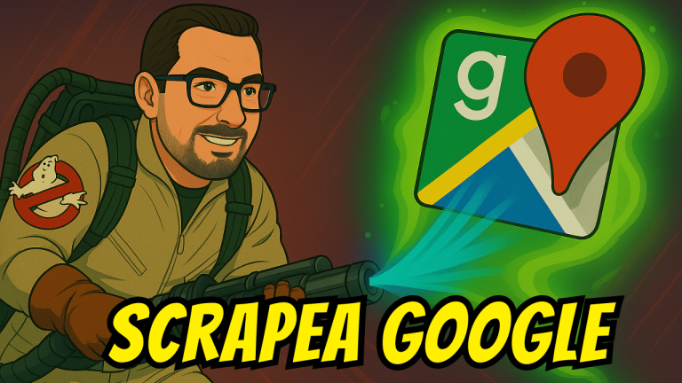 Scrapea Google Maps SIN SABER PROGRAMAR - Consigue miles de emails en 4 pasos fáciles.